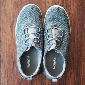 Olukai Womens Gray Mesh Athleisure Summer Outdoor Casual Comfy Sneaker Size 5.5